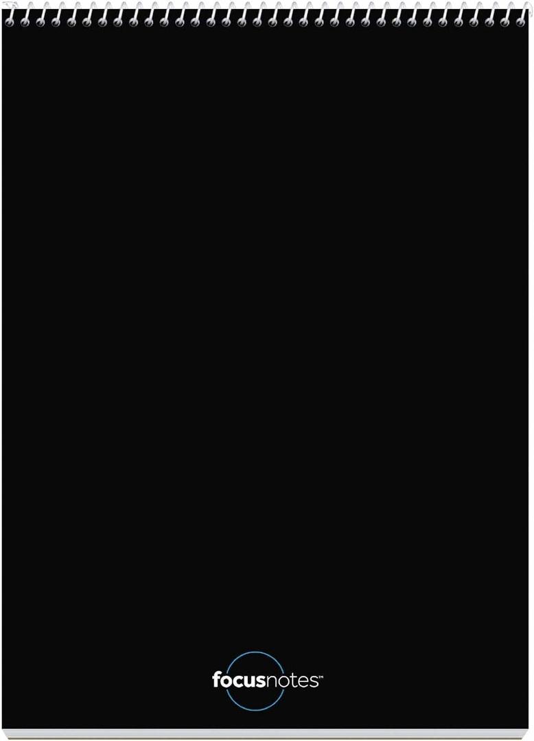 Oxford FocusNotes Writing Tablet, 8-1/2 x 11-3/4 Inches, White, Cornell Rule, 70 Sheets(90221)