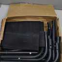 Elevated Dog Bed Raised Outdoor Dog Cot for Large Dogs, Installation Requires No Tools, Frame with Washable Cooling Breathable Mesh Anti-Slip Feet, Indoor Pet Bed, Black, 43.3 Inches