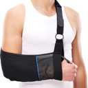 Comforband Arm Sling – Lightweight & Breathable Medical Sling with Adjustable Shoulder Strap for Torn Rotator Cuff, Broken or Fractured Forearm Bones, Support after Wrist Elbow Shoulder Surgery, One