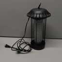 Buzbug LED Bug Zapper Indoor Outdoor, 10 Years Lifespan, 6.5ft Power Cord, IPX4 Waterproof, High-Voltage, Mosquito Zapper, Fly Trap Mosquito Trap, Fly Killer Fly Zapper -MO008C (New Black)