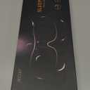 MZOO Luxury Sleep Mask for Back, Side Sleeper, Complete Light Blocking Sleeping Eye Mask Night Blindfold, 3D Zero Pressure & Spacious for Lash Extensions, Breathable Soft Eye Cover Flight Nap Travel (M-gray (Black Edge))