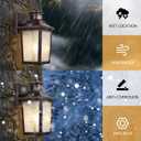 Oil Rubbed Bronze Motion Sensor Outdoor Lights - Dusk to Dawn Outdoor Lighting, Brown Exterior Garage Light Fixture, Waterproof Porch Light Coach Outside Wall Mount for House, Front Door, Anti-Rust