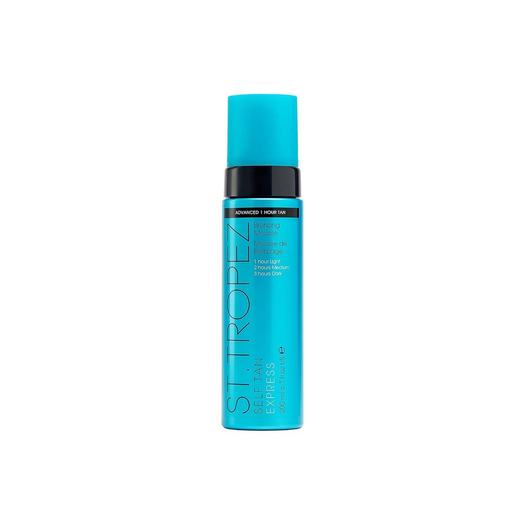 St.Tropez Self Tan Express Mousse, Fast Acting Fake Tan, Develops in 1-3 Hours, Streak-Free Finish, Vegan, Natural & Cruelty Free, 6.7 Fl Oz