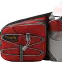 Waist Pack with Water Bottle Holder for Running Walking Hiking Fanny Pack Hydration Belt (Gypsy Red)