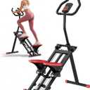 Stair Stepper for Home, 3-Level Resistance with Non-Slip Pedals & LCD