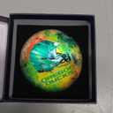 Sporticulture NFL Glass Dome Paperweight Jacksonville Jaguars – Features Richard Wallich Art Style, 4” Diameter for Football Fans - Office, Workspace and Home Decoration