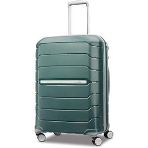 Samsonite Freeform Hardside Expandable with Double Spinner Wheels, Sage Green, Checked-Medium 24-Inch