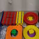 Magnetic Suction Rail Electric Train Set 3D Magic Flexible Race Track, 123 Pcs Race Car Track Block with Anti-Gravity, Educational Toy Boys Girls Birthday (123 PCS)