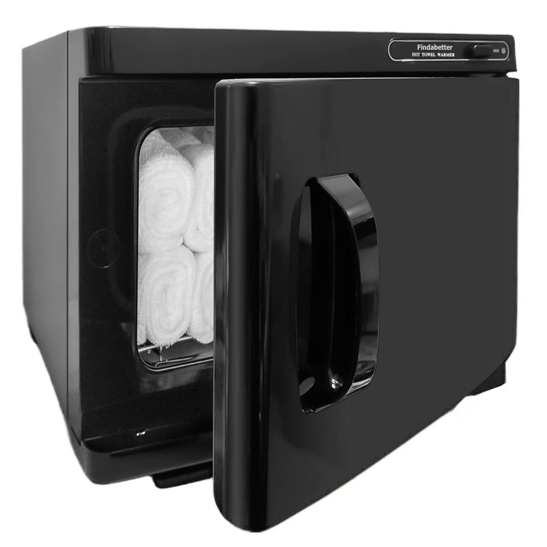 Hot Towel Warmer, Professional Towel Warmer, Hot Towel Cabinet with 8L Capacity, Professional Towel Warmer Cabinet for Facial Towels, Middle Towel Warmer for Salon and SPA Use (Black)