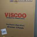 Dog Playpen Outdoor, 8 Panels 40" High Heavy Duty Metal Dog Pen, Pet Fence for Large/Medium/Small Dogs, with Doors Foldable Metal Dog playpen Exercise Pen for RV, Camping, Yard