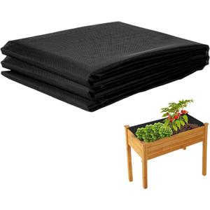 63 * 83 inch Raised Garden Bed Liner, Non Woven Fabric Liner for Large Veg Trough, Keeps Soil Contained and Water Drained