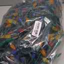 Joiedomi C6 LED Christmas String Lights,150 Count Strawberry Christmas Trees Lights, 50.6FT Connectable Multicolor for Indoor Outdoor Holiday Party Decor,Green Wire