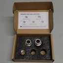 KICKR Thru Axle Adapter Kit Compatible with Wahoo KICKR CORE and KICKR V4 and Newer Models KICKR Thru Axle Kit, Stainless Steel Kit for Enhanced Durability