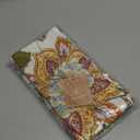 TARAN LIVING Napkins Fall Printed Cotton Cloth Napkin Reusable Boho Dinner Napkin Set Washable Dish Napkin for Gifts, Home Decor, Hotel, New Year Party - Kaveri - Set of 6, 20x20 Inches