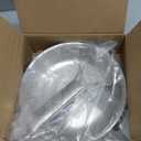 Stainless Steel Frying Pan Set with Lids 8+10+12 Inch, Tri-Ply Stainless Steel Skillets, Brushed Steel Pans with Stainless Steel Lids, Oven & Dishwasher Safe, Induction Compatible