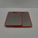 2 Packs Titanium Cutting Boards for Kitchen Chopping Board Butcher Block 2 in 1 Pure Titanium Gift Best Mama Mom Ever Christmas Xmas Birthday Law Step Who Have Everything Good Unique Useful Present (2pc: Large + Medium, Red/Beige)
