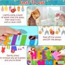 Summer Window Clings, 9 Sheet Summer Window Stickers for Glass, 7.9 x 11.8 Inch Each, Window Decorations for Party, Home, Classroom, Office