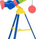 Educational Insights GeoSafari My First Telescope - Mini Telescope for Kids, Toddler Space Toy, Beginner STEM Learning, Science Gifts for Boys & Girls Ages 4+ (Multi-color)