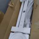 Stander Wonder Pole Slim, Tension Mounted Security-Pole, Elderly Floor to Ceiling Transfer-Pole for Seniors, Bathroom Grab Bar Stability Rail with Padded Handle, White