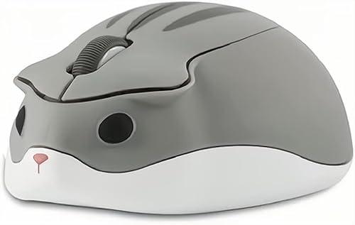 Wireless Mouse Bluetooth Cute Hamster Shape Kawaii Fun Portable Silent Lightweight Quiet Cordless Gaming Mice for PC Laptop Computer Mac iPad Pro MacBook Pro/Air Kids Boys Girls Women Men Gift