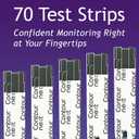 Ascensia Contour Next Blood Glucose Test Strips for Diabetes 70 Count (1 Pack) - Accurate, No Coding, Second-Chance Sampling, Compatible with All Contour Next Meters for Easy Blood Sugar Testing