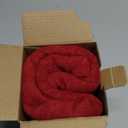 Kevin Textile Valentines Decorative Pillow Covers Burgundy 12x20 Inch Pack of 2 Soft Boucle Textured Waterproof Lumbars Cushions Accent Pillows for Couch Sofa Chair Bed Home Decor Indoor Outdoor