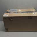 Amazon Essentials Women's Oversized Long Puffer Jacket (Large, Navy)