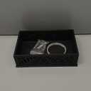 Saillong Doorbell Chime Cover Box Only, Upgrade Thickness Wooden Doorbell Cover Plate Inside House, Decorative Door Bell Box for Indoor/outdoor Home Wall, Easy to Install(Black)