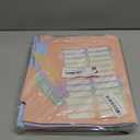 SortRax Plastic High Capacity Hanging File Folders, 4" Expansion for Bulky Documents, Side-Sealed Pocket, Holds Heavy Files, Letter Size, Movable Dividers, Insertable Tabs, 6 Pack, Pastel Colors