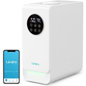 6L Smart Humidifier for Large Room, Warm & Cool Mist with Top Fill Design, Alexa & App Control, Essential Oil Compatible, Ideal for Bedroom and Plants