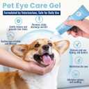 Dog Eye Gel, Dog Eye Drops Wash for Dogs and Cats,Vet-Recommended to Soothe Pet Eye Irritations,Eye Infections & Allergies. Relieve Dry Eyes and Pink Eyes, Pet Tear Stain Remover. 2 Ounces