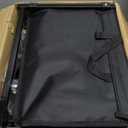 Wagons Carts Foldable, Lightweight Portable Utility Shopping Cart with Wheels, Folding Grocery Wagon Cart for Grocery, Camping, Shopping, Beach, Garden, Sports Black (100L)