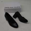 DREAM PAIRS Mary Jane Shoes Women Low Chunky Heels Closed Toe Pumps Comfortable Work Business Dress Shoes (6.5, Black)