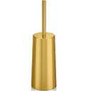 Toilet Brush and Holder, Toilet Brush Stainless Steel, Toilet Bowl Brush for Bathroom Toilet-Ergonomic, Elegant,Durable (Gold)