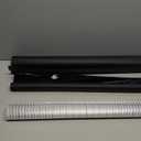 HIDBEA Blackout Window Film,100% Light Blocking Room Darkening Window Privacy Film,Frosted Glass Window Film Heat Control, Removable Window Cover Tint for Day Sleep (Black)