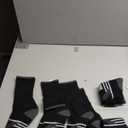 ANTSANG 5 Pairs Merino Wool Hiking Socks for Men & Women Thermal Winter Warm Moisture Wicking Cushion Boot Socks (Large, Black)