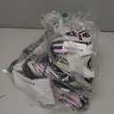 BELEEV Inline Skates with Light-Up Wheels & Shoelaces, 4-Size Adjustable Roller Blades for Kids, Boys & Girls Ages 5-8, 8-12, 6-12, Illuminating Skates for Youth & Women, Beginner Outdoor/Indoor Use (Pink)