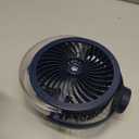Misting Stroller Fan, 6000mAh Battery Operated Portable Fan with Light & 360 Pivoting, Personal Cooling Fans with Flexible Tripod for Baby, Office, Travel,Treadmill,Outdoors (Dark Blue)