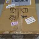 3-Light Ceiling Light Fixture, Black Semi-Flush Mount Chandelier with Geometric Metal Shade, Farmhouse Industrial Lighting for Kitchen, Living Room, Bedroom Hallway, Foyer, E26 Base