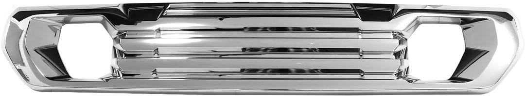MGWILL Front Bumper Lower Grille Plate Compatible with 2019-2022 GMC Sierra 1500 AT4/Denali Replacement for 84176747 Chrome