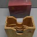 2025 Upgrade Bagel Slicer, Bamboo Bagel Cutter for Small and Large Bagels, Bread Slicer for Buns, English Muffins, 2 Adjustable Thickness, Anti-slip Mat, Ideal for Gift (No Knife) (Natural Bamboo Color)