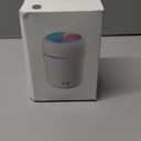 Portable Mini Humidifier, 300ml with Colorful LED Night Light, USB Personal Desktop Humidifier for Car Office Home Travel, Auto Shut-Off, 2 Mist Modes, Super Quiet(grey)