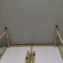 Folding Table 3FT Camping Table 2 Adjustable Height Lightweight Portable Aluminum Mini Foldable for Picnic Beach Indoor Outdoor, Yellow (High-grade Yellow), Size: 35.7" x 23.7"(2 height)