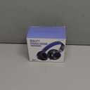 AILIHEN C8 Kids Headphones Wired, On-Ear Headphones with Microphone and Volume Control Foldable Corded Stereo 3.5mm Headset for School Teens Smartphones Chromebook Laptop Tablets Travel (Black Blue) (Medium)