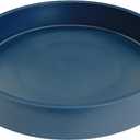 Plant Saucer Tray for Ceramic Plastic Pots, 8 inch Plant Saucers for Indoors, Pot Saucers Trays, Bird Bath Bowls, Flower Planter Water Drip Trays for Pots Base (8", Blue)