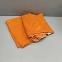 QUEENSBAY King Pillow Cases Set of 2, Cooling, Envelope Closure, Easy Care, Comfortable, Breathable Soft Microfiber, Wrinkle Free, King Size Pillow Covers, 20x36 Inches, Orange