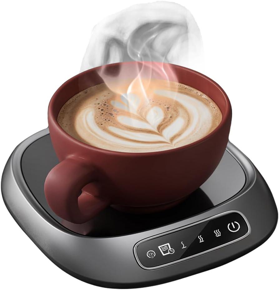 Coffee Mug Warmer Intelligent Control Type, Mug Warmer, Three-Level Controlled Constant Temperature Heating 8H Auto Shutdown Coffee Cup Warmer is Used in Different Scenes Such as Home and Office
