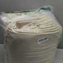 KEQIAOSUOCAI Pinch Pleated Curtains 105 Inches Long,Memory Shape Room Darkening Soundproof Window Curtains with Hooks for Bedroom Living Room Track System 100 x 105 x 2 Panels Cream Beige