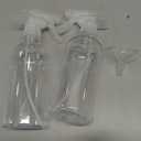 DIYSELF 2 Pack Spray Bottles for Cleaning 16.9 oz/500 ml Water Empty Spray Bottle Heavy Duty Plastic Clear Squirt Mist Spray Bottle with Nozzle for Hair Plants Pets Alcohol Sprayer Weighing Bottles