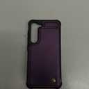 Vinich for Samsung Galaxy S25 Wallet Case with Card Holder, RFID Blocking Credit Slots Kickstand Shockproof Phone Cover Fit for Galaxy S25 6.2" Purple